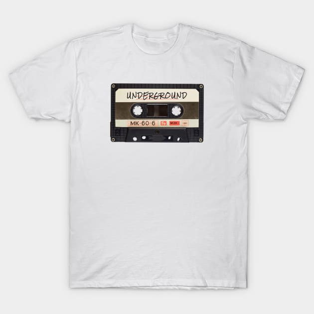 Underground Cassette T-Shirt by lukassfr